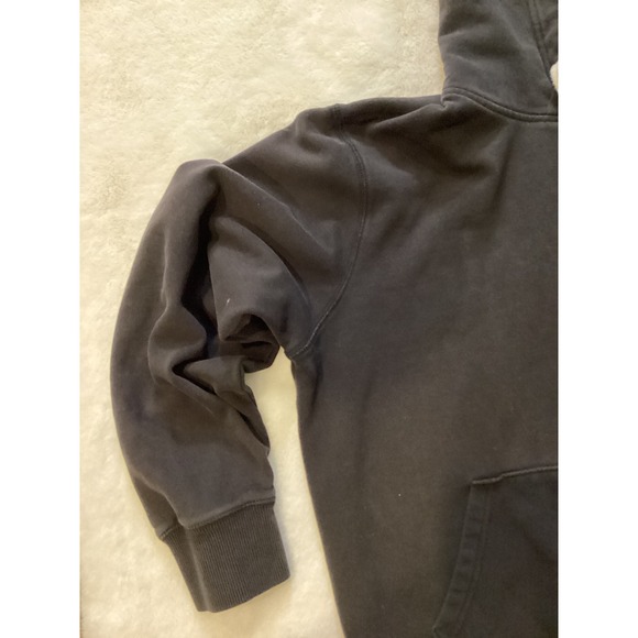 American Eagle Outfitters Mens Black Hoodie Graphic Eagle Logo Sleeve Print - Picture 3 of 5